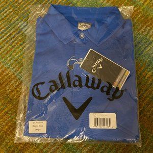 Callaway Cooling Opti-Dri UPF 50 Men’s Golf Polo Shirt in Royal Blue